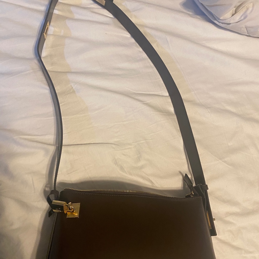 Leather brown bag